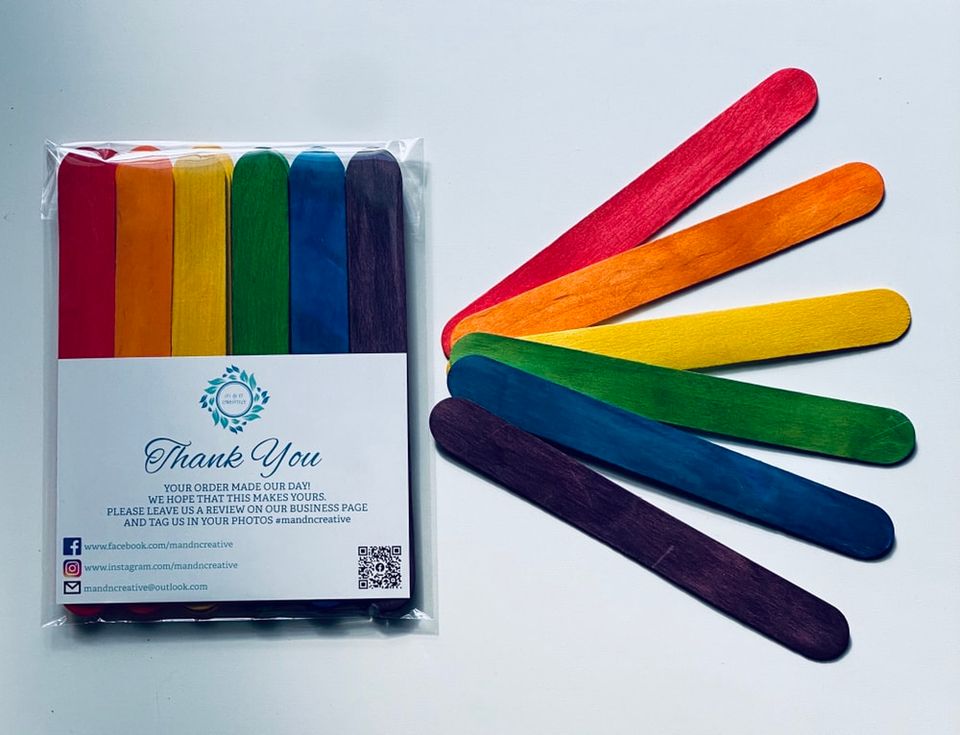 Jumbo Rainbow Popsticks