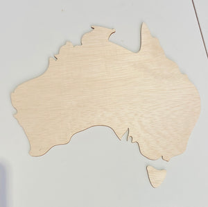 Australian Map Cut Out