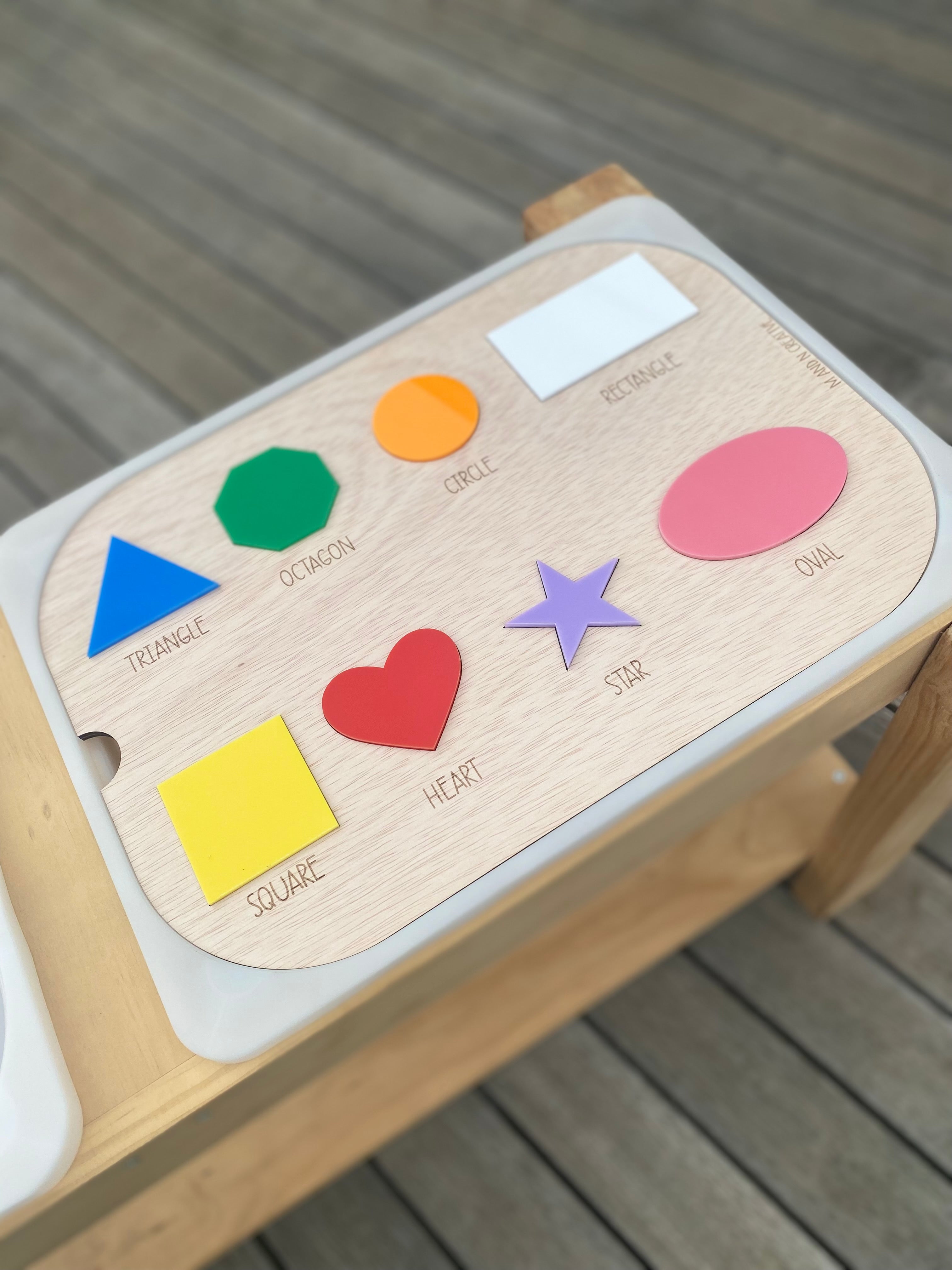 Shape Sorting Puzzle Insert