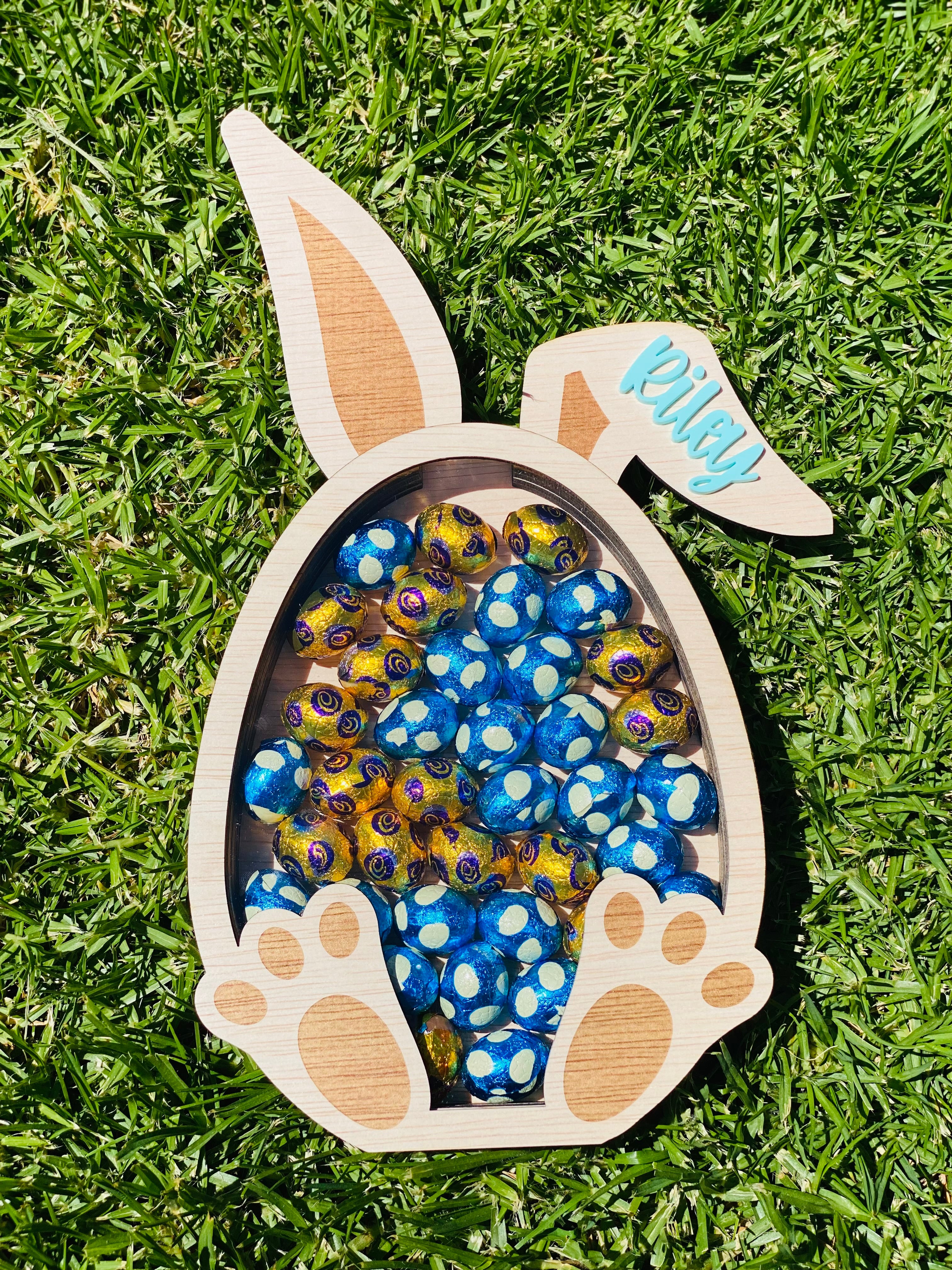 Large Easter Bunny Chocolate Egg Drop