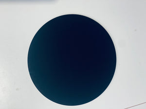 Large Black Acrylic Round