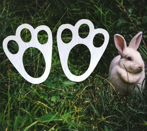 Bunny Feet Stencil